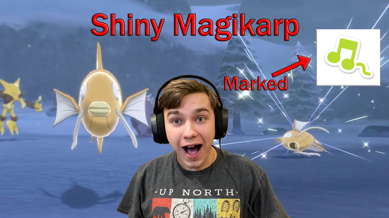MARKED!!! Shiny Magikarp #129 in Pok&eacute;mon Sword and Shield