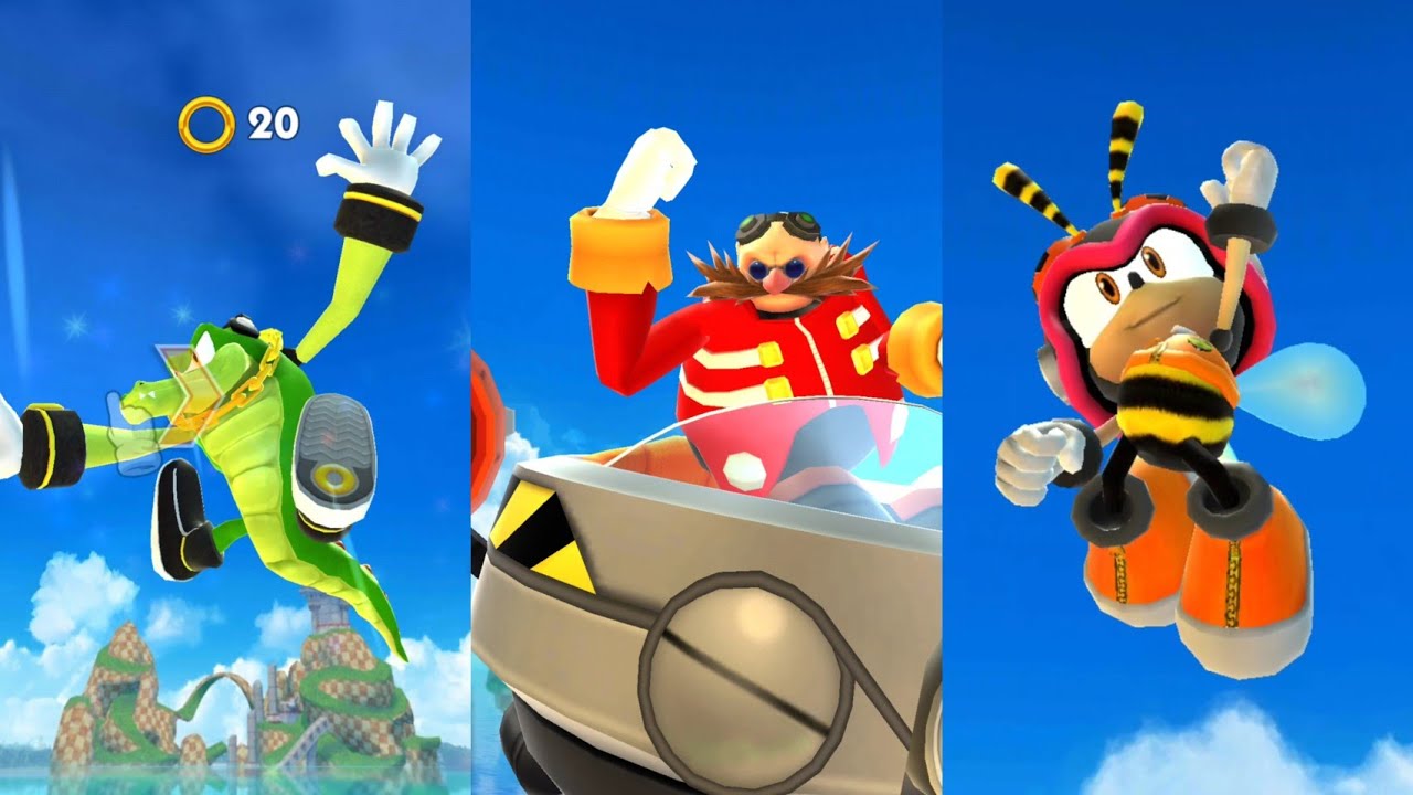 Vector vs Charmy | Sonic dash |