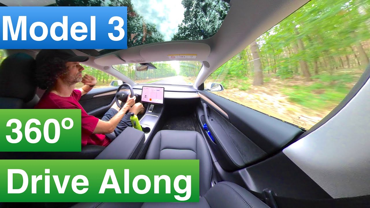 360&ordm; Ride Along on a Tesla Model 3