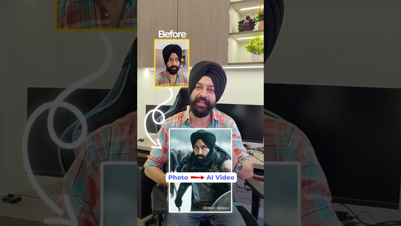 Convert Photo into Ai Video 😱✅ #aitools #phototovideo #ai