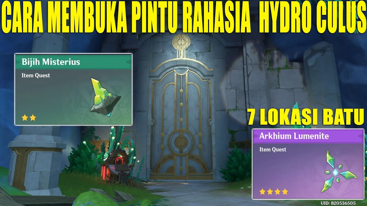 7 Lokasi Batu Misterius & Cara Membuka Pintu Rahasia !!! 【Genshin Impact Fontaine 4.1】