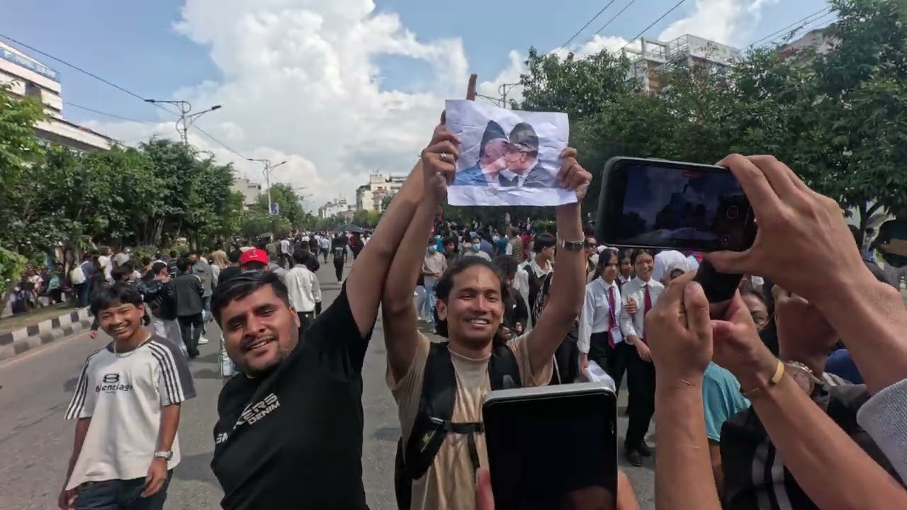 Nepal Gen-Z Protest | Kathmandu | Police fire