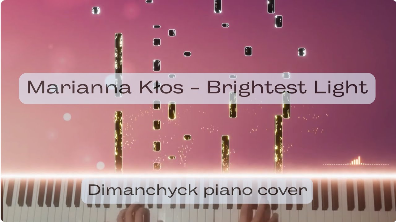 Marianna Kłos - Brightest Light (Dimanchyck piano cover) | Poland JESC 2025