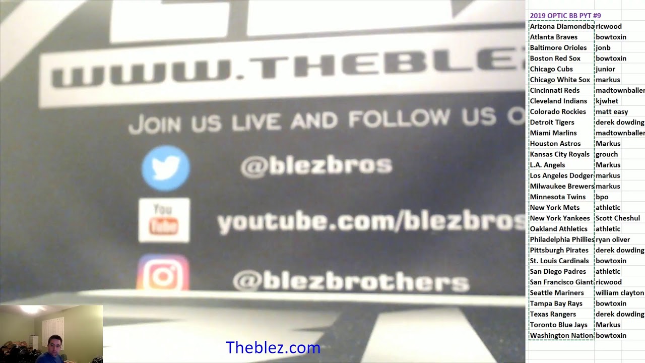 Blez Bros Live Case Break Sports Card Show