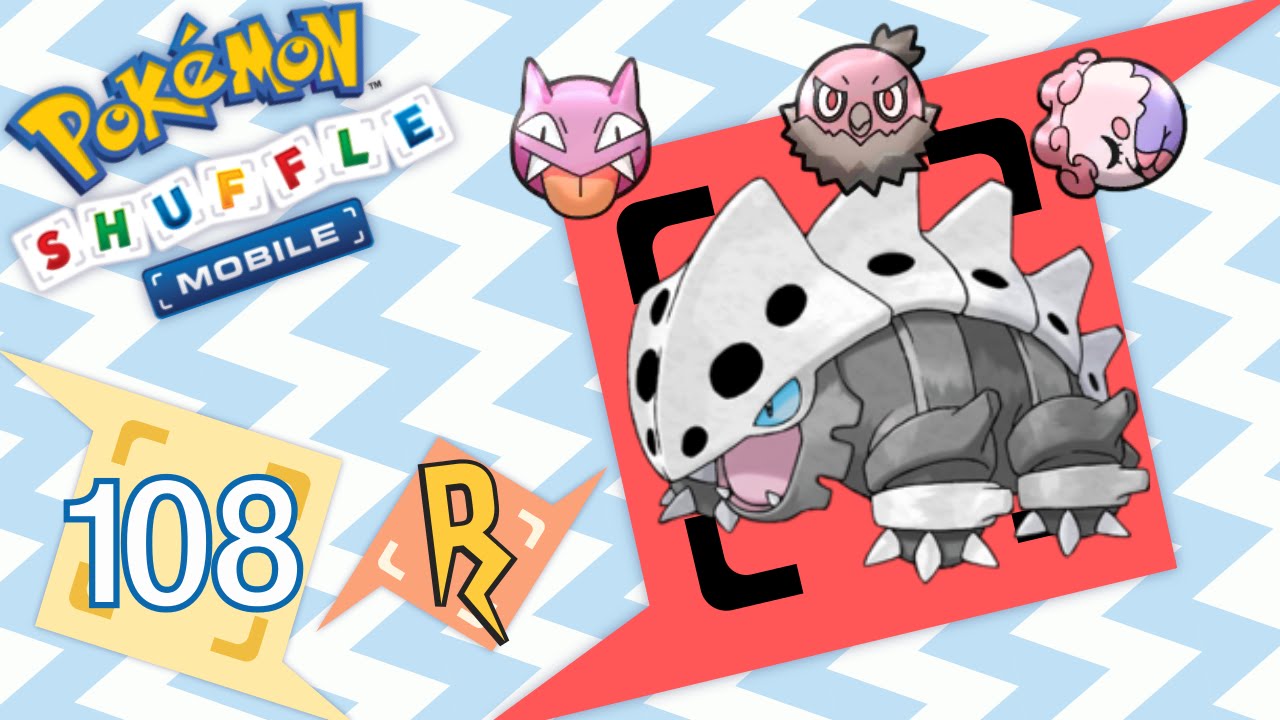 Pokémon Shuffle Mobile - ¡LAIRON, MUSHARNA, GLIGAR, VULLABY! (266 a 269)
