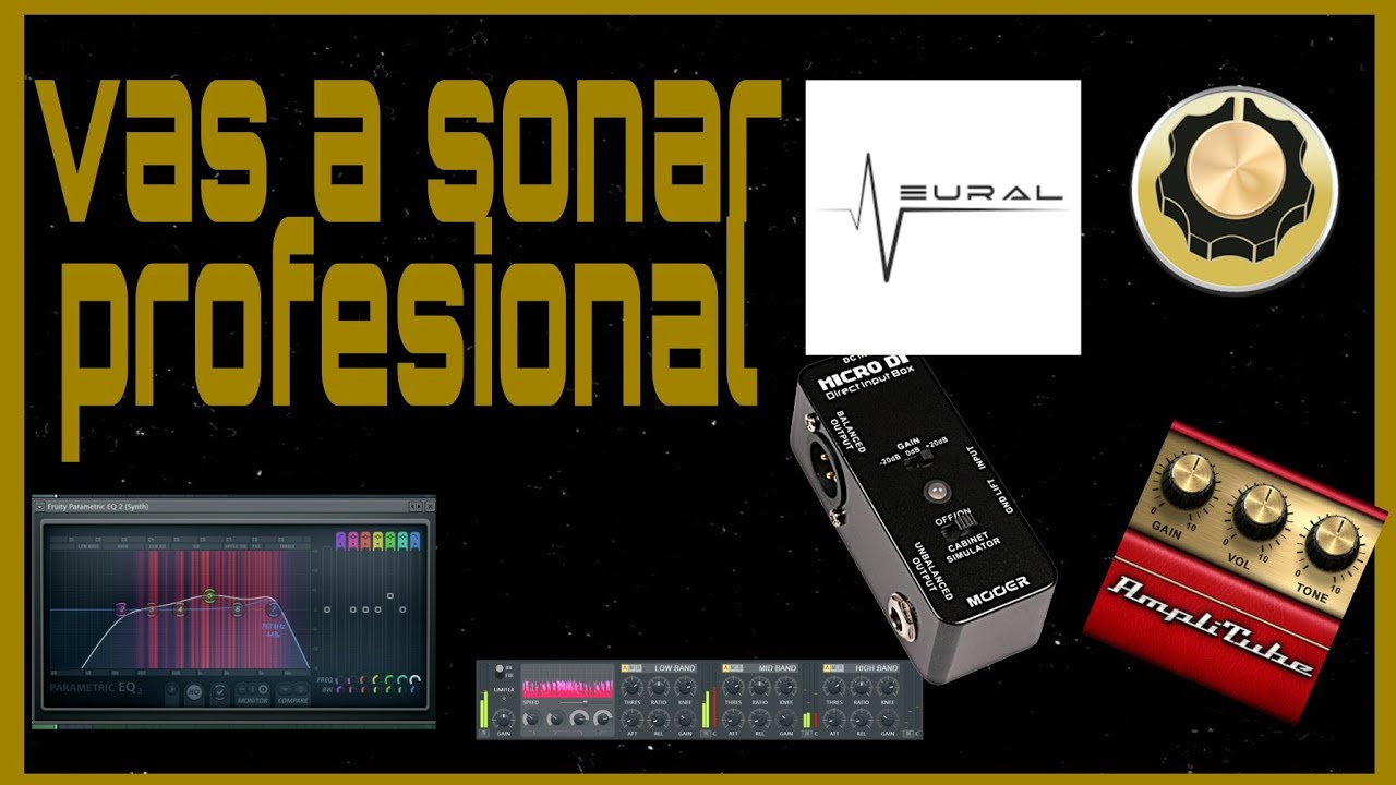 Como sonar real con amplitube - guitar rig - neural - bias fx - simuladores - tutorial 3