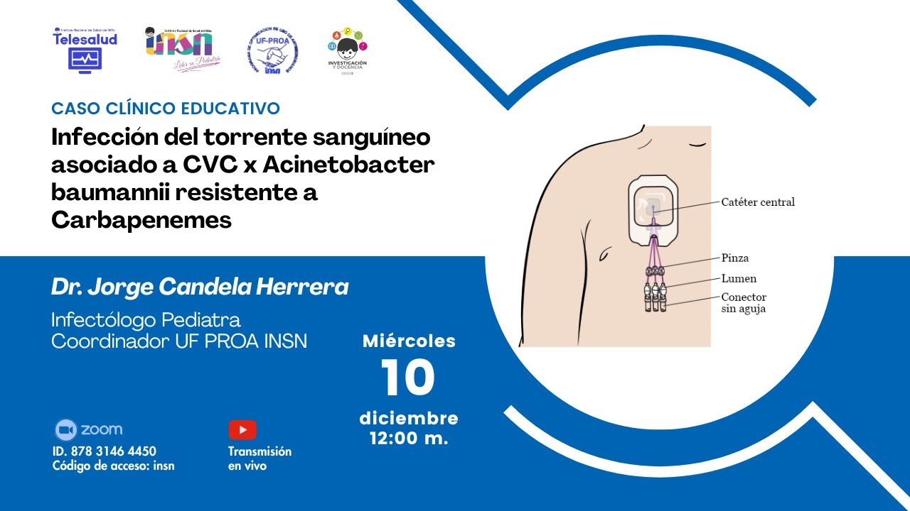 Caso Clinico: Infección del torrente sanguíneo asociado a CVC x Acinetobacter baumannii resistente