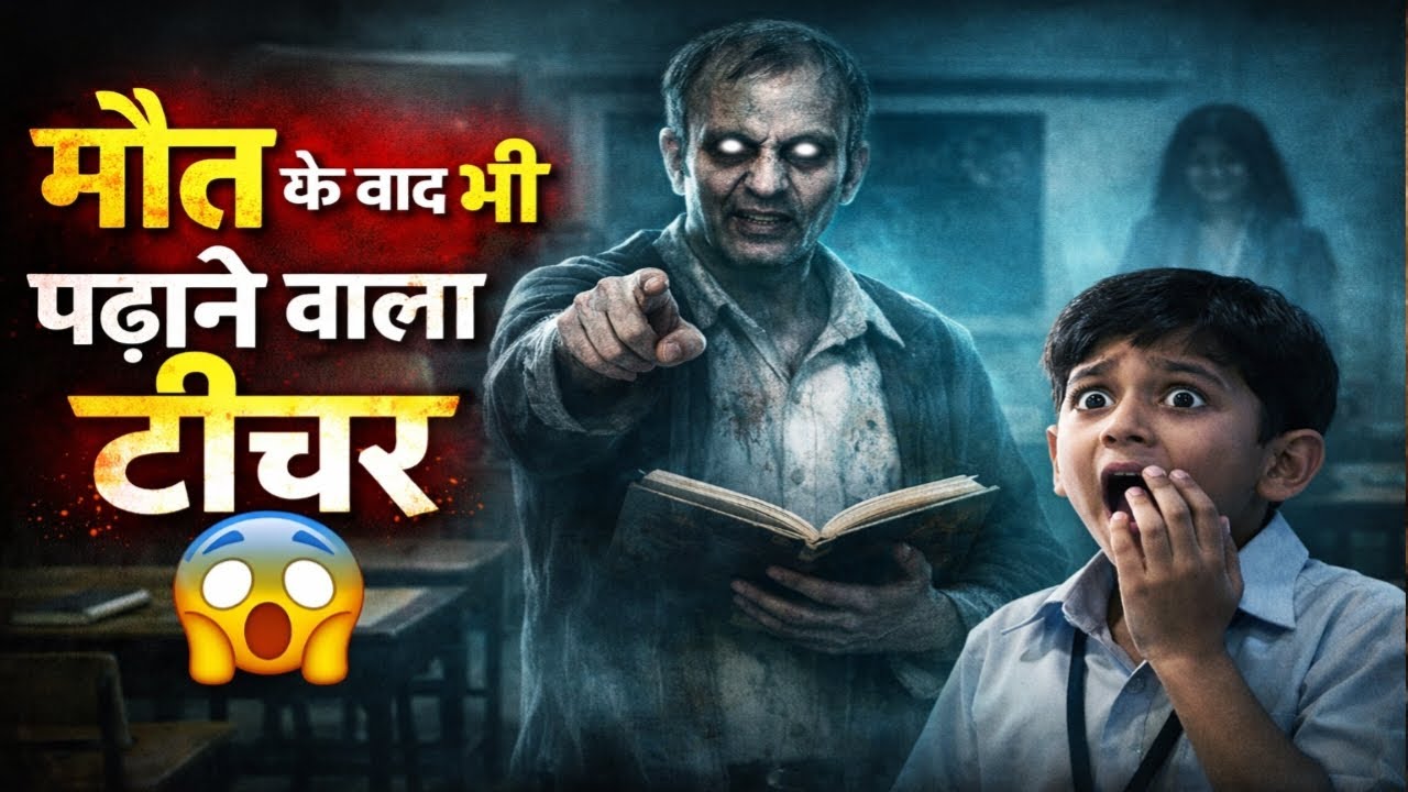 मौत के बाद भी बच्चों को पढ़ाने वाला टीचर 😱 | True Horror Story in Hindi । Horror School Story Hindi