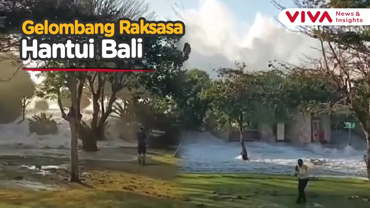 Bak Tsunami, Gelombang Tinggi Hantam Waterblow Bali