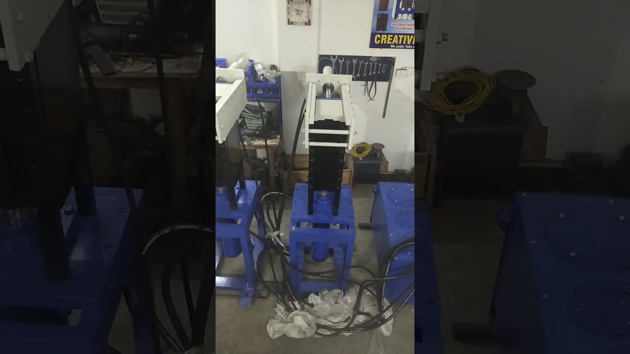 Inter lock brick making machine from creative hydraulics Coimbatore