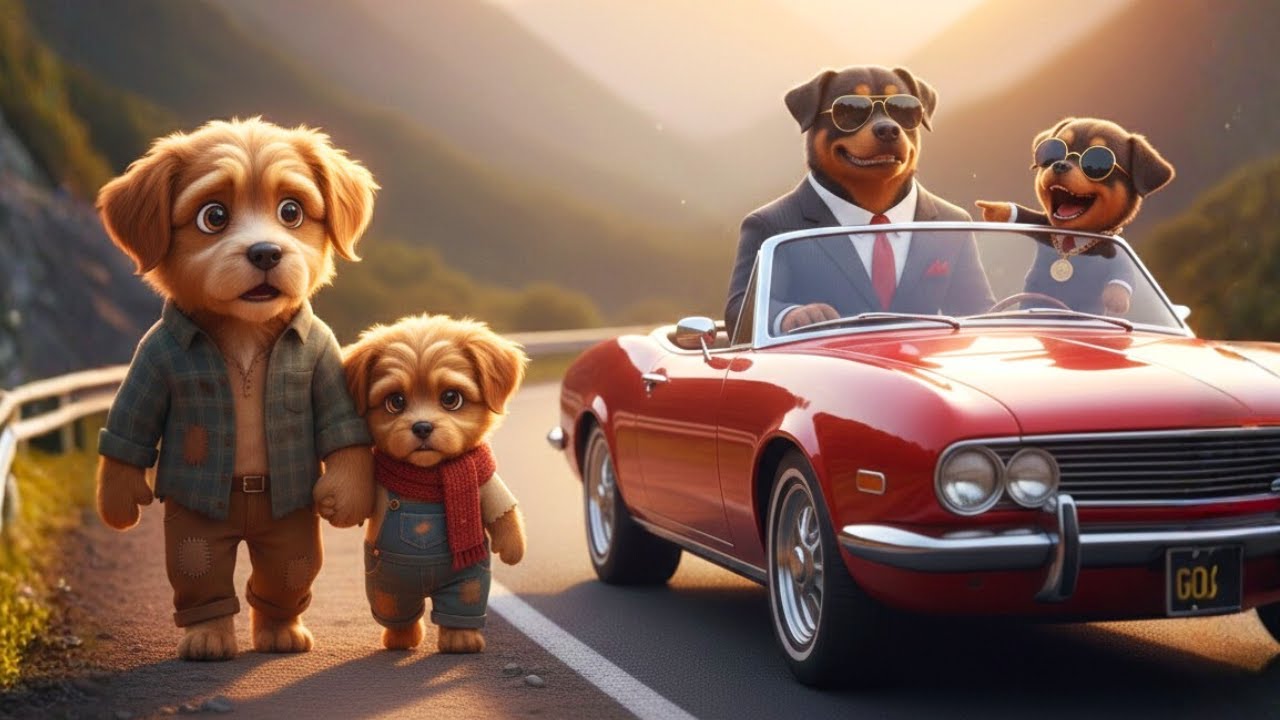 Poor Puppy vs Rich Puppy: The Race! (Emotional Story)
