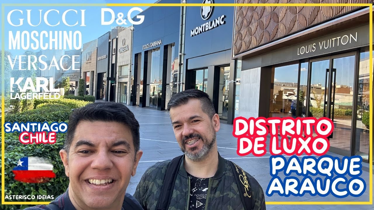 SHOPPING Parque Arauco no CHILE, mostramos as lojas por dentro: Gucci, D&G +comprinhas  #luxo