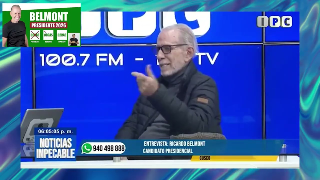 RICARDO BELMONT EN LOS MEDIOS DE COMUNICACIÓN DEL CUZCO HOY 13 DE FEBRERO