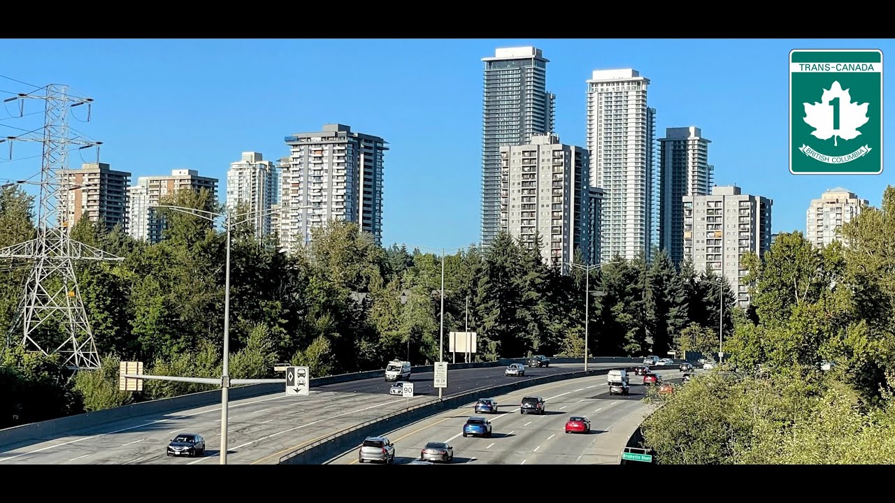 [2023/46] Highway 1 in Metro Vancouver, BC (Trans-Canada Highway, Eastbound)