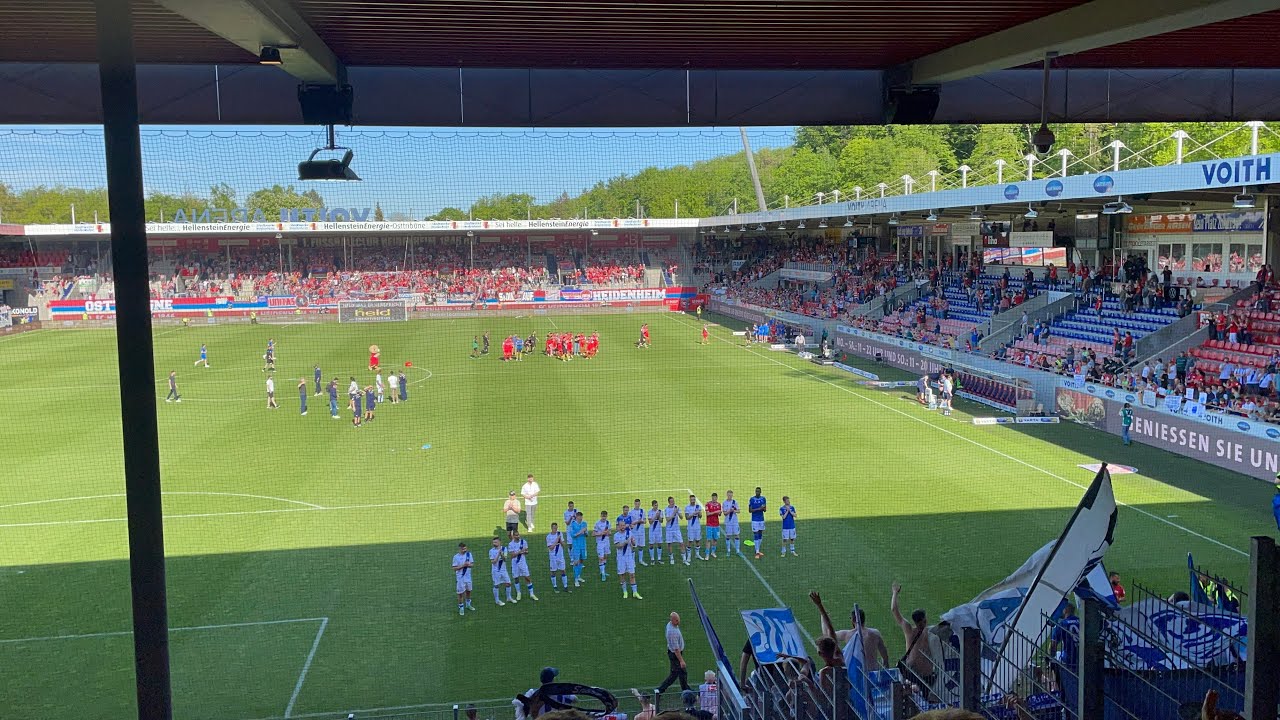 Heidenheim - KSC Eindrücke aus dem Gästeblock - 15.05.22