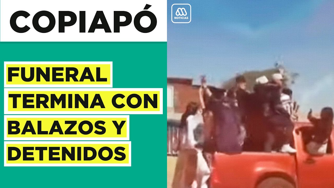 Disparos en funeral: Velorio de artista urbano termina con detenidos en Copiapó