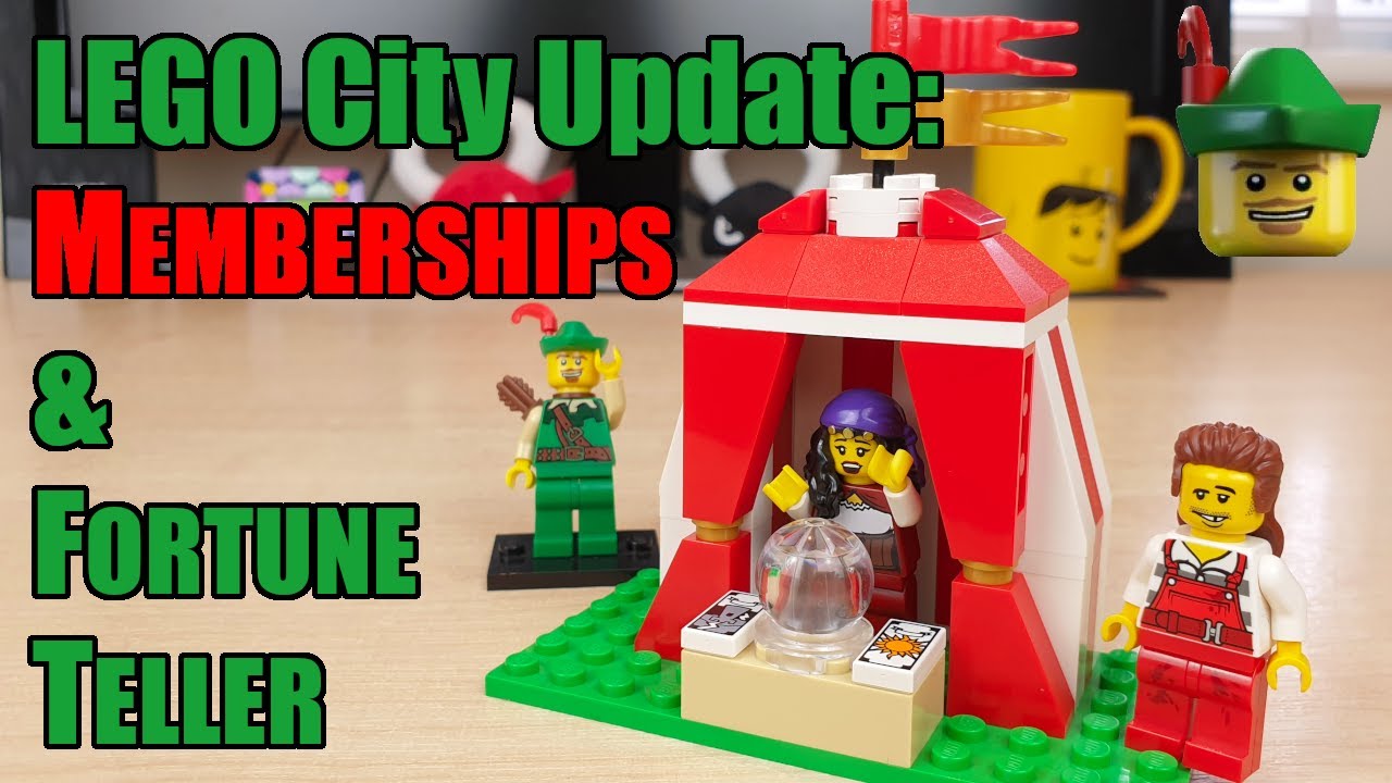 LEGO City Update - Channel Memberships & Fortune Teller 10223 🎢🎡🎠🔮🏹