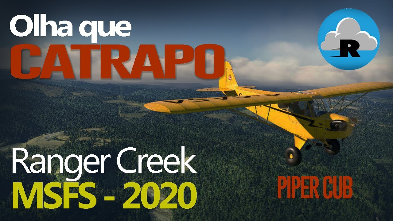 Pouso radical em Ranger Creek com Piper Cub | MSFS 2020