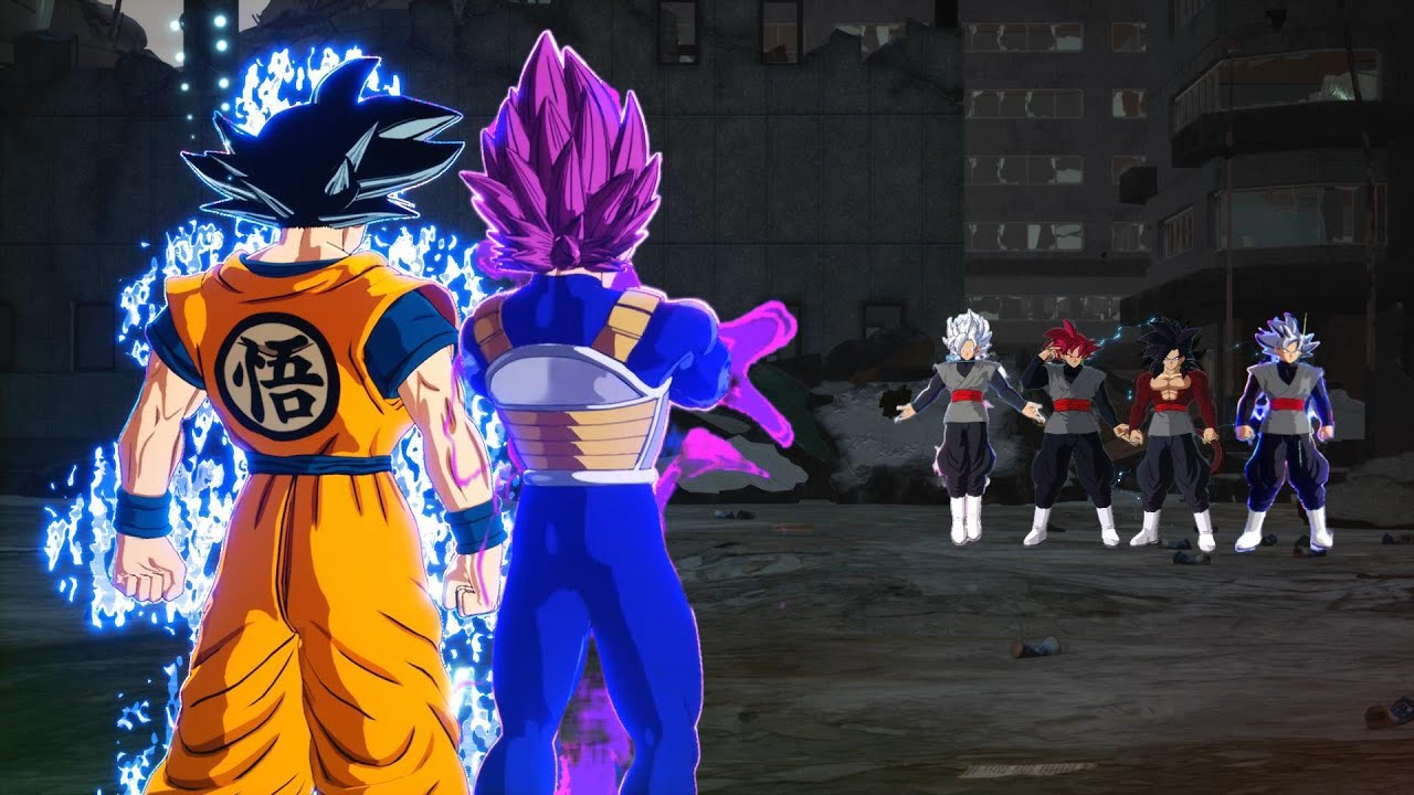 Goku UI & Vegeta Ultra Vs Goku Black Form! Dragon Ball Sparking Zero