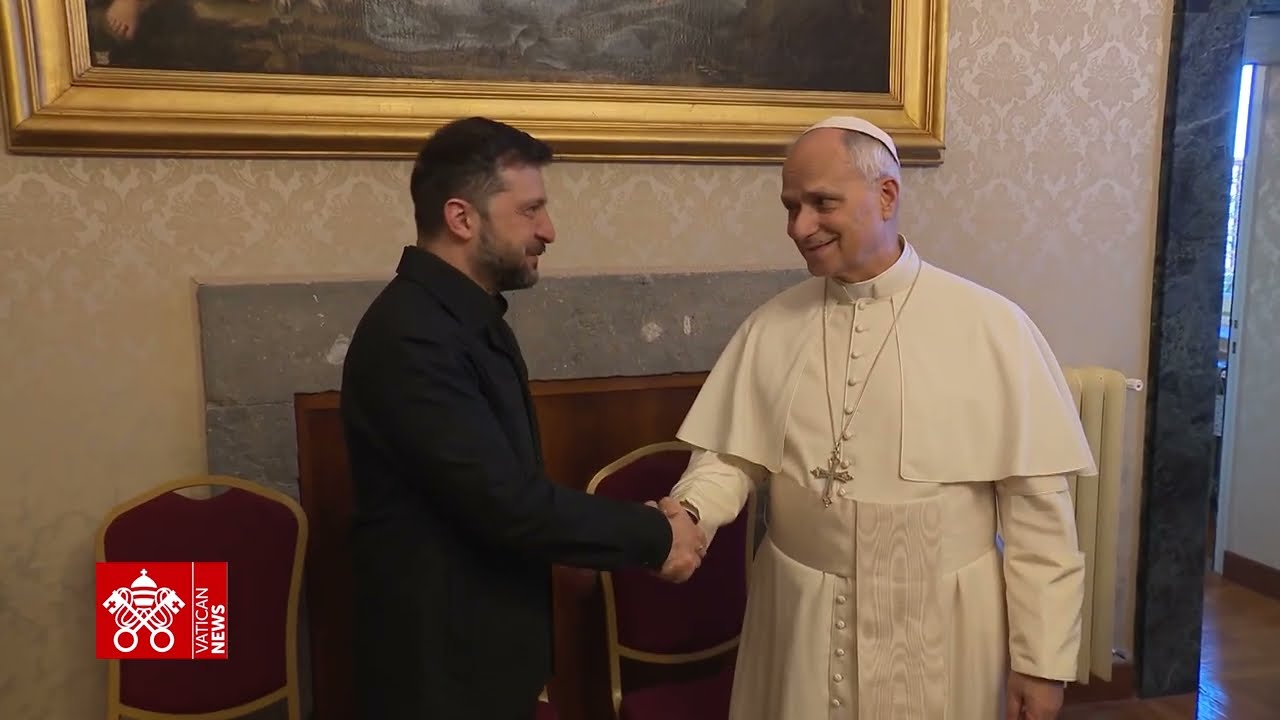 Papst Leo XIV. und der ukrainische Präsident Wolodymyr Selenskyj: Castel Gandolfo - 9. Dezember 2025