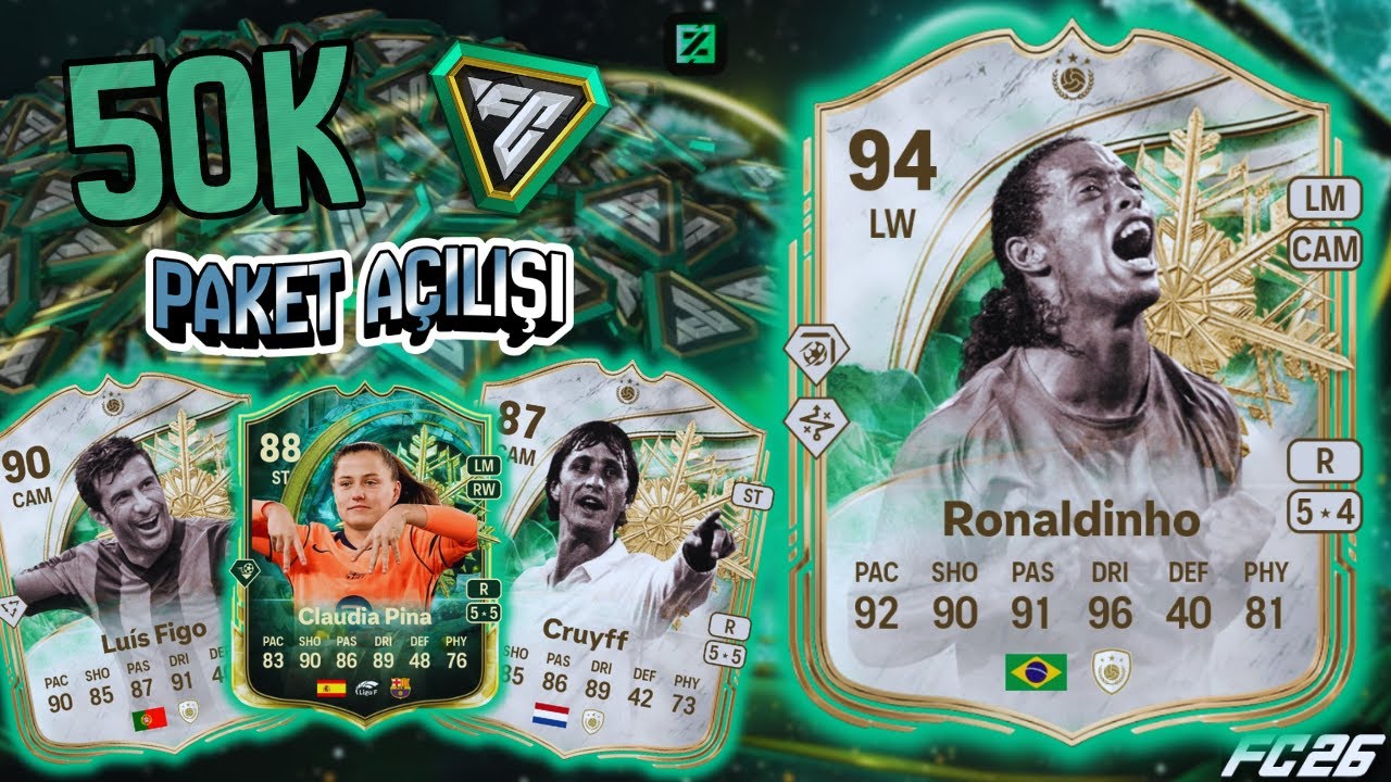 50K FP HARCADIM NELER ÇIKTI? FC 26 PAKET AÇILIMI!