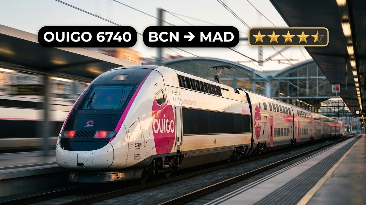 OUIGO 6740 | 🇪🇸 Barcelona Sants - Madrid Puerta de Atocha 🇪🇸 | Tren Rápido 🚄