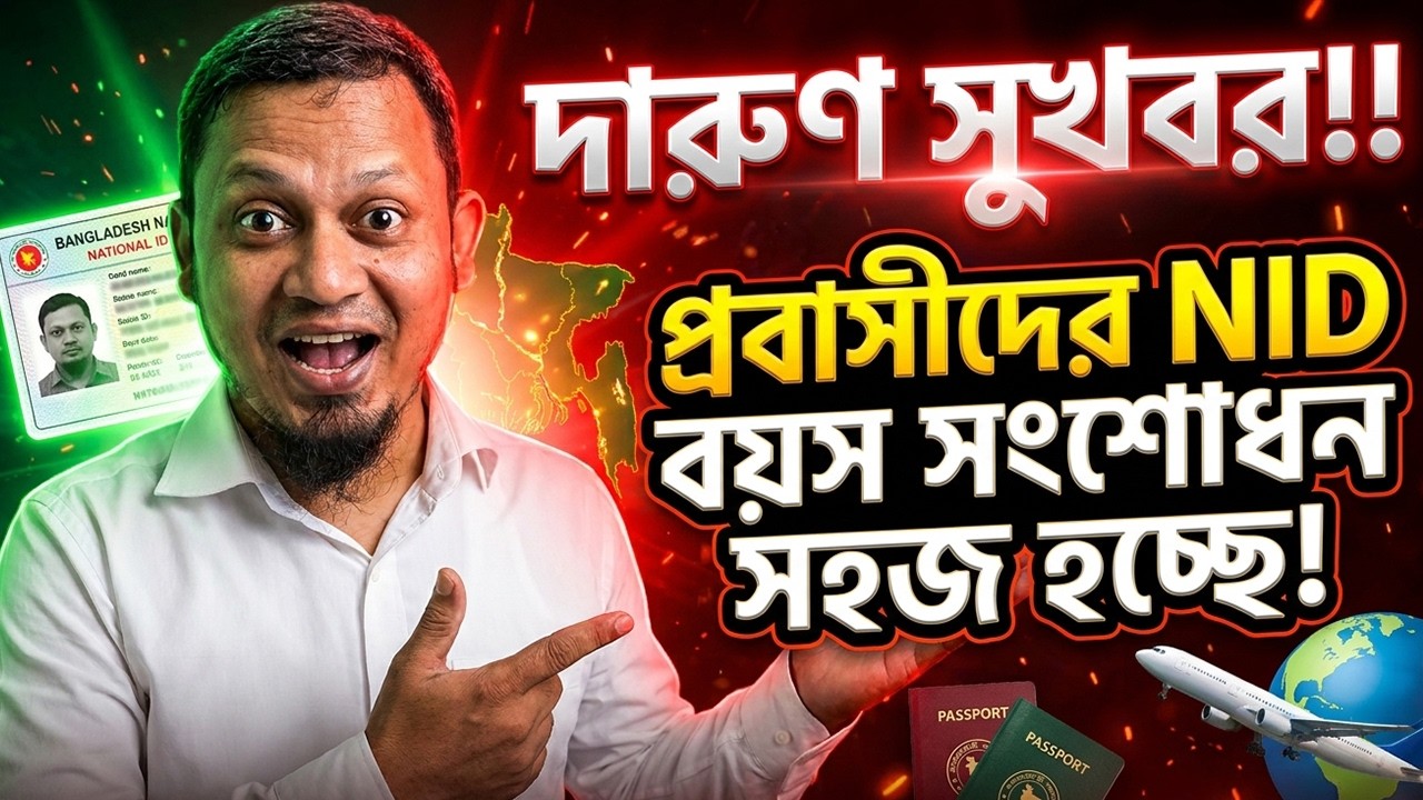 এনআইডি সংশোধন এখন সহজ হচ্ছে প্রবাসীদের জন্য! জানুন কী কী কাগজ লাগবে