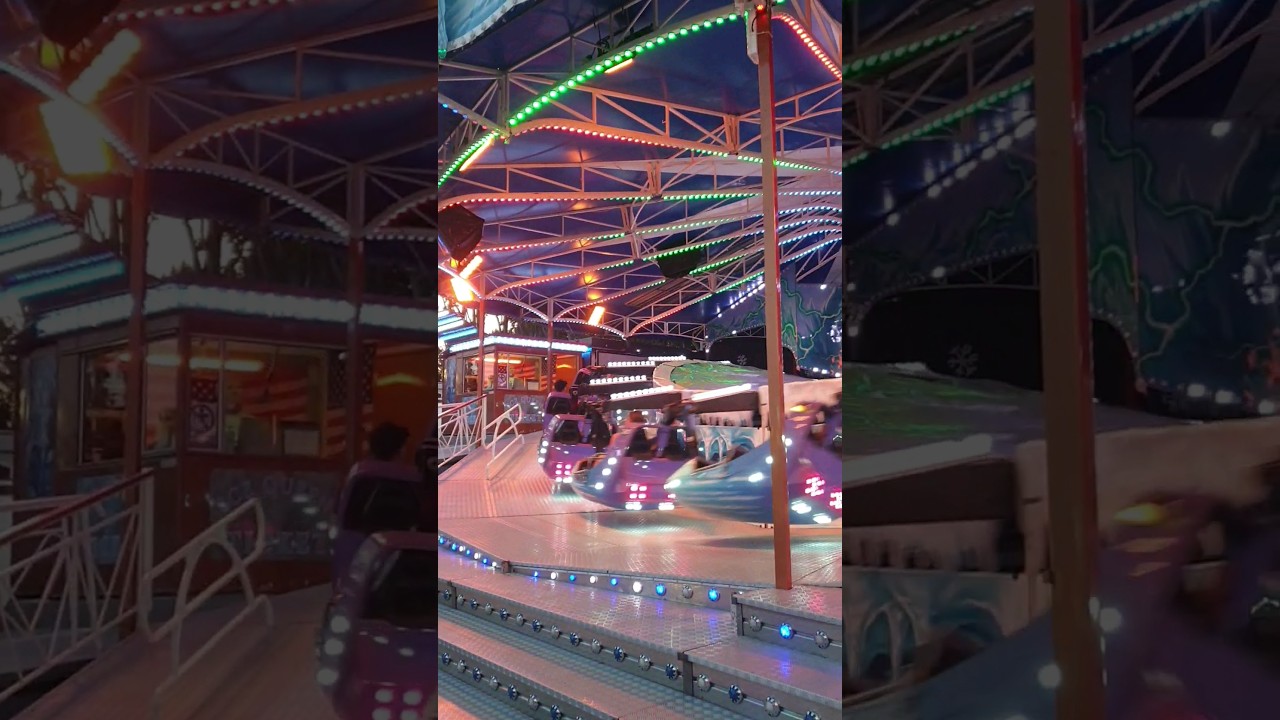Wilder Farbwechsel Ice Queen Luna Park Adriatico Italien #trending #kirmes #attraction #2023 #new
