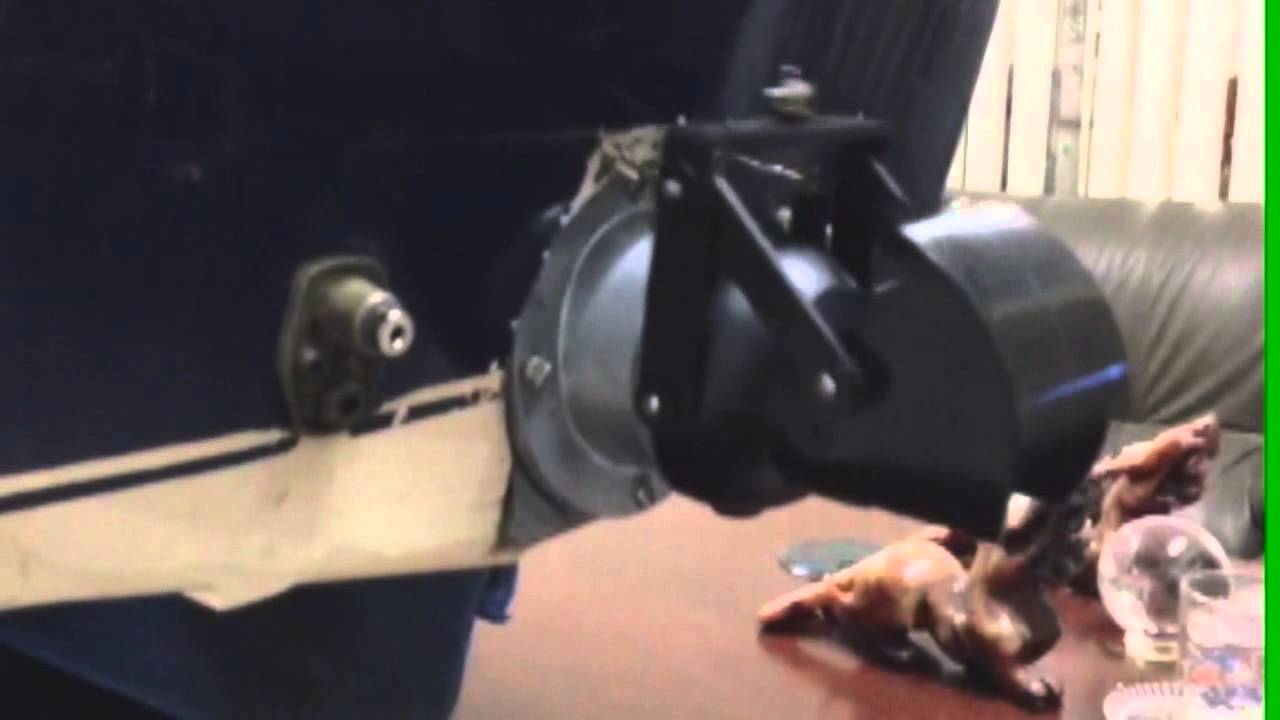 Graupner Jet Unit 5 on Hirobo boat, mechanic test