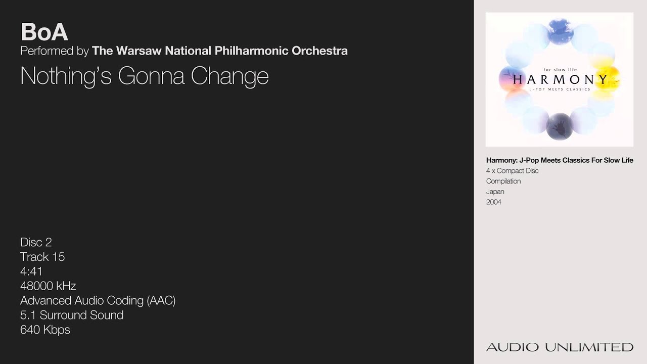 BoA & The Warsaw National Philharmonic Orchestra - Nothing's Gonna Change