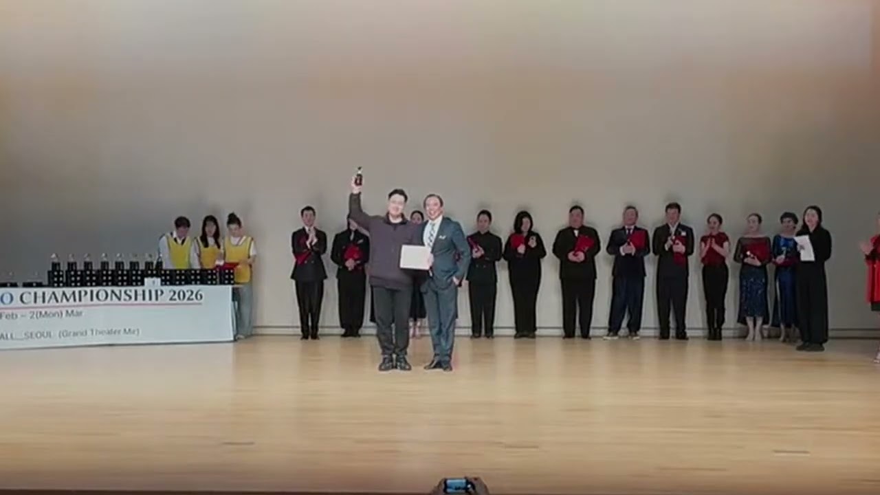 Awards Ceremony - 2026 Korea Tango Championship