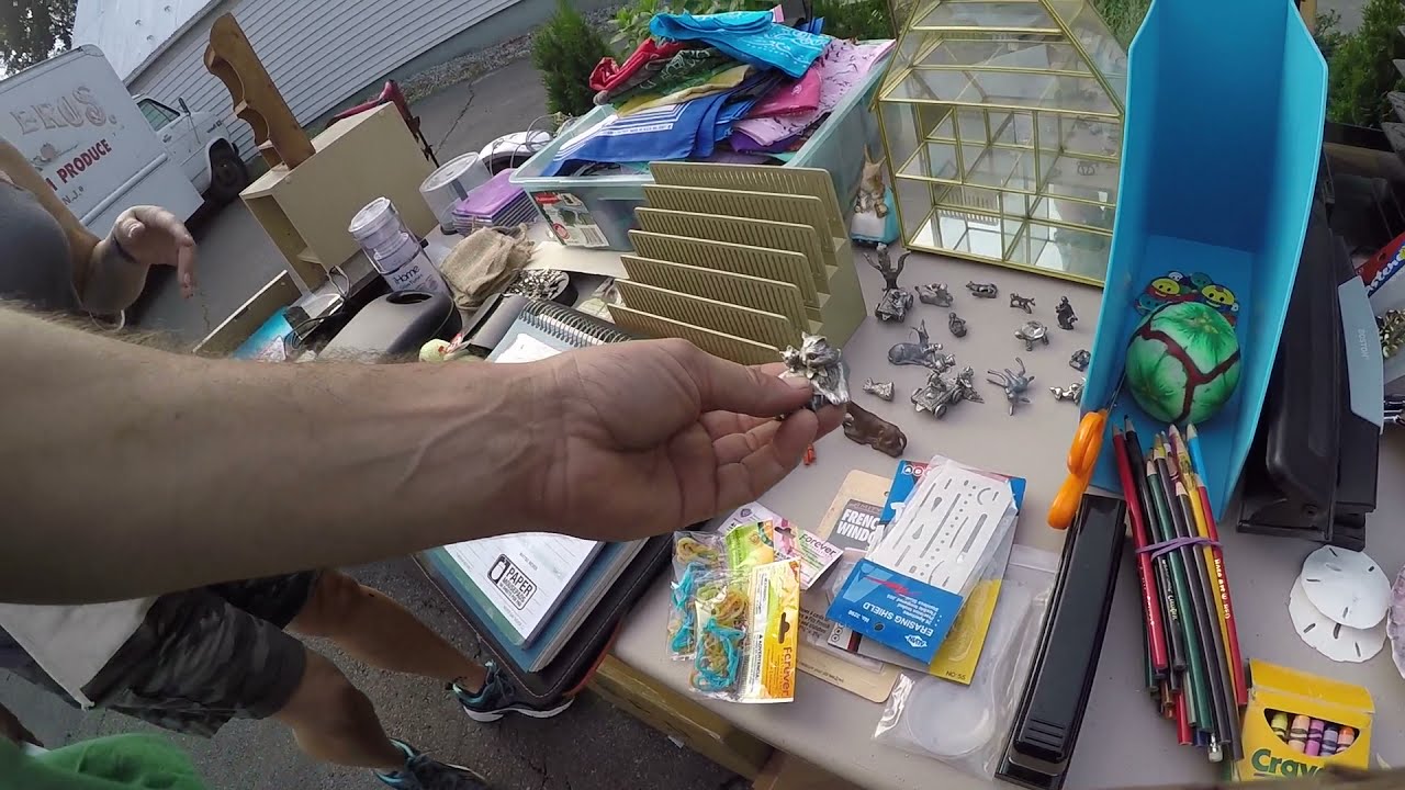 Town wide yard sales! Lots of treasures!