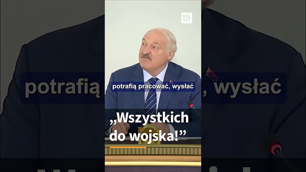 &bdquo;Wszystkich do wojska!&rdquo; Łukaszenka grozi urzędnikom