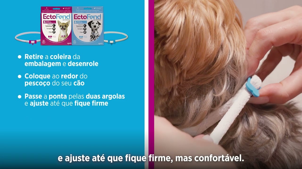 Uma barreira extra contra parasitas e o vetor da leishmaniose - Ectofend