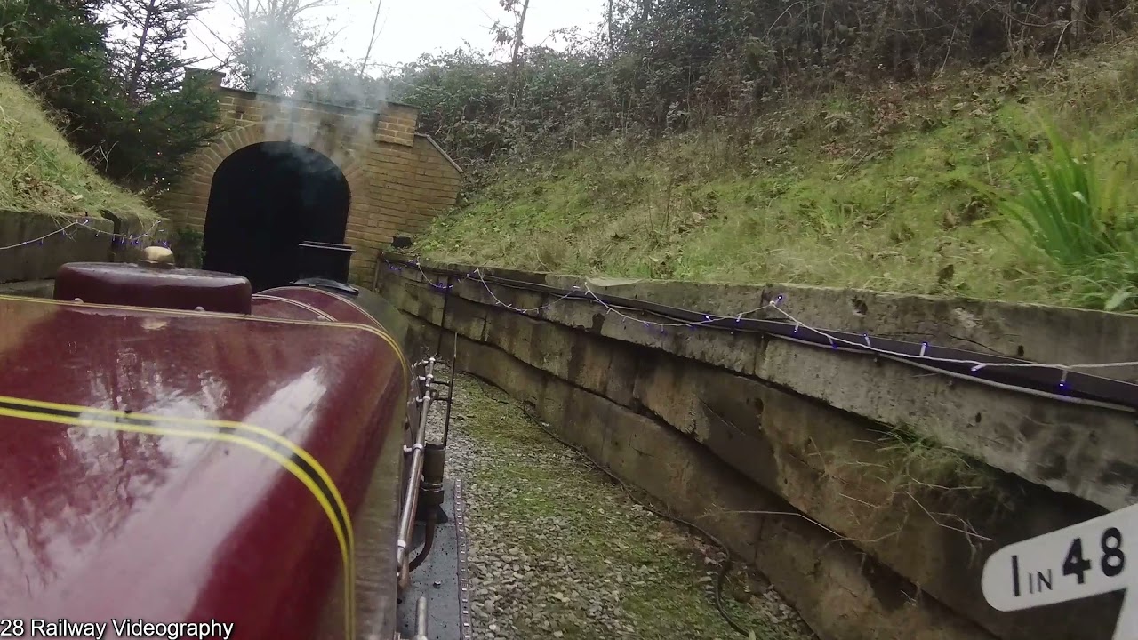 A trip around the South Downs Light Railway with 10 1/4 inch LMS Royal Scot No.6100