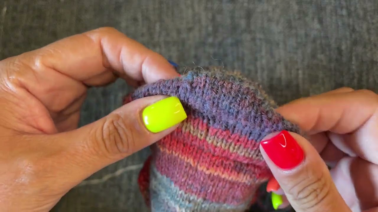 Sportsteg für Sneakersocken stricken 🧶