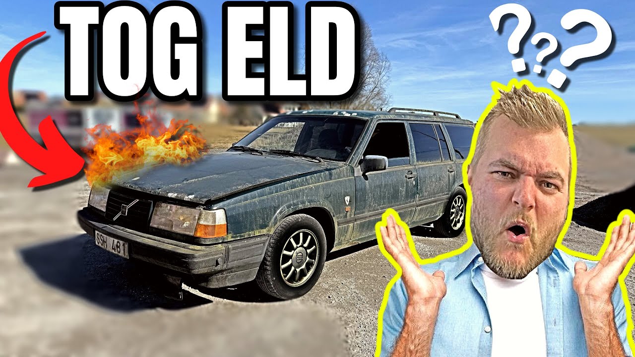 RÄDDAR EN 945 TURBO FRÅN DÖDEN OCH DEN TOG ELD - [VLOGG #741]