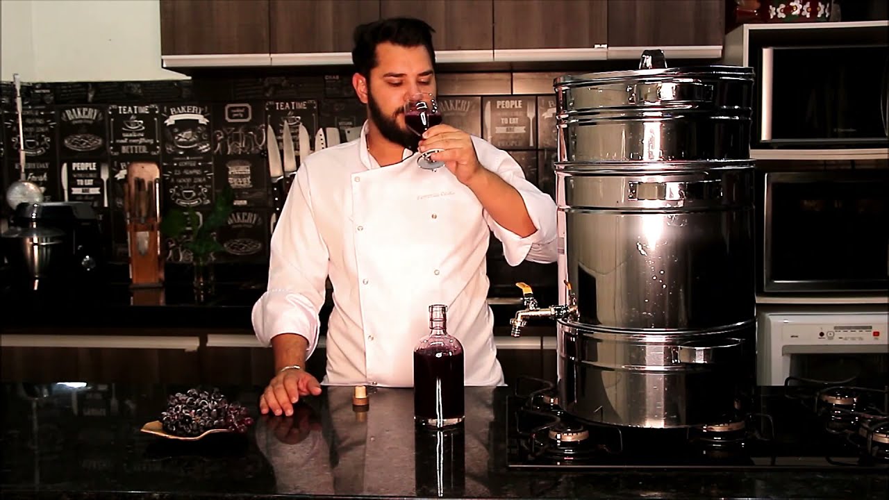 Fazendo Suco de Uva na Panela Extratora de Sucos a vapor Empório Inox