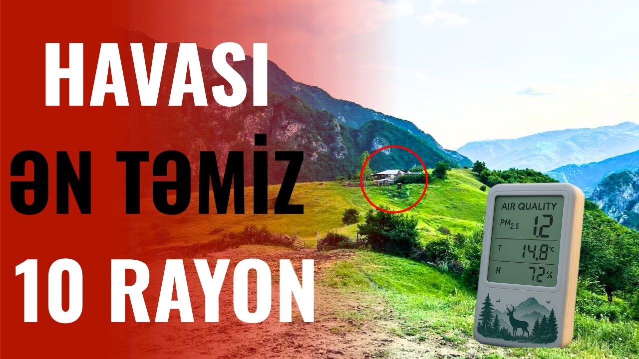Azərbaycanda ƏN TƏMİZ Havası Olan 10 Rayon Hansılardır?