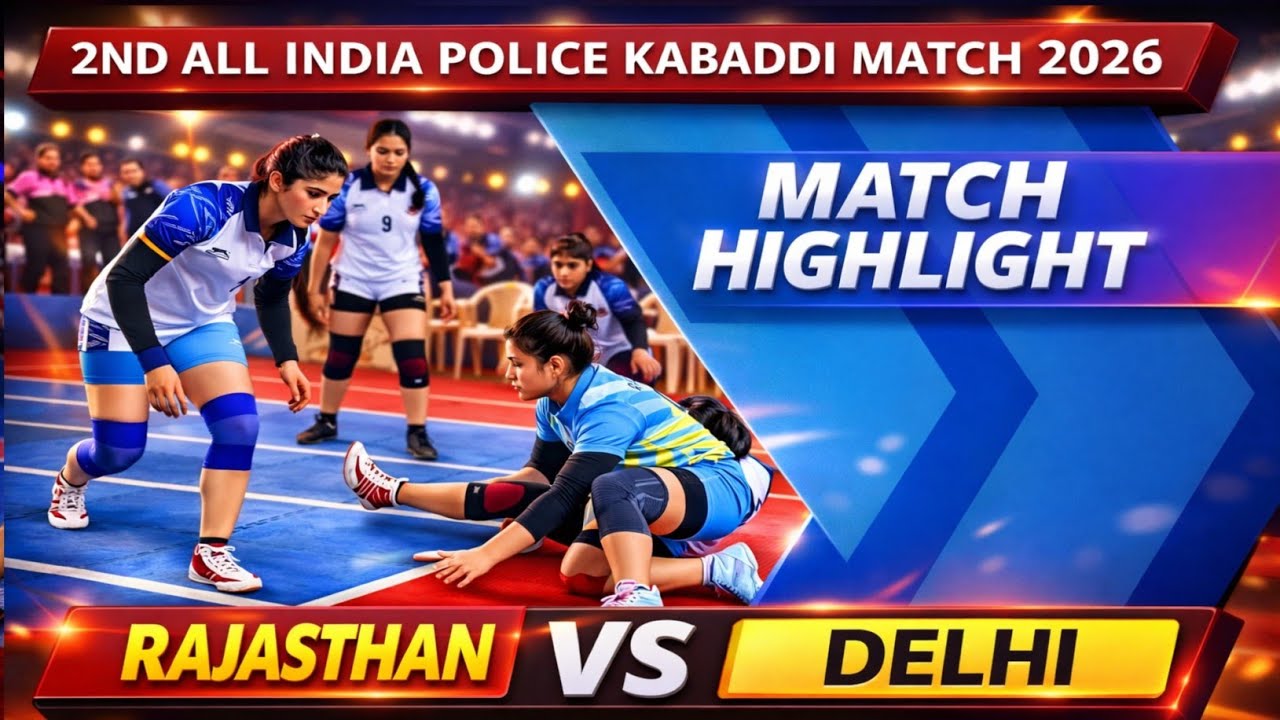 RAJASTHAN 🆚 DELHI || All India Police Games 2026