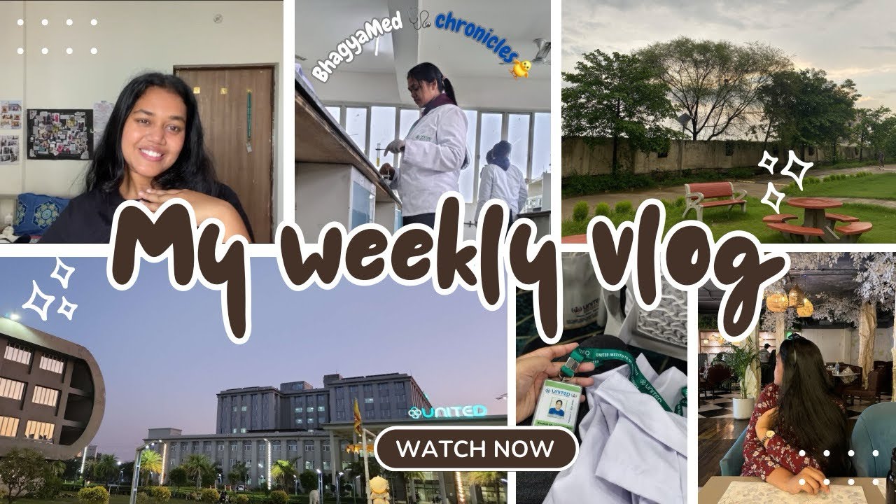 Life of a medico🩺|| med school life||white coat and skies||United Medical College,Prayagraj,UP👩🏻‍⚕️