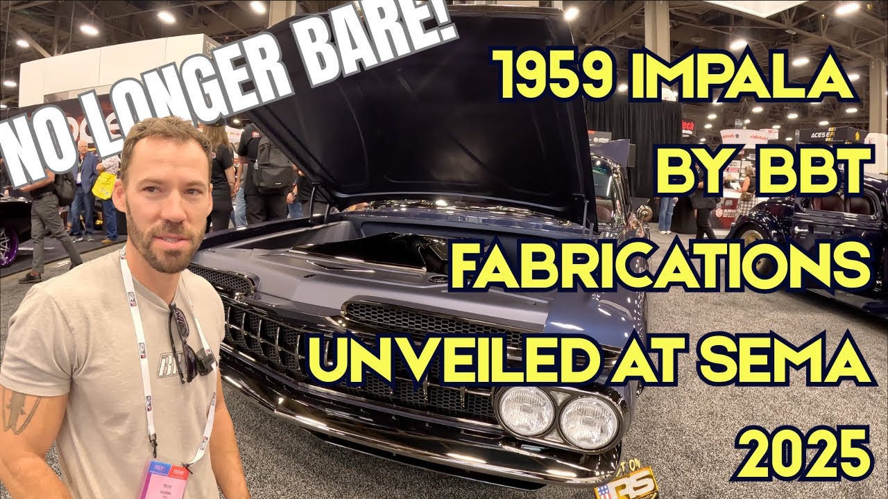 1959 IMPALA BY BBT FABRICATIONS TROY GUDGEL NO LONGER IN BARE METAL AT SEMA 2025