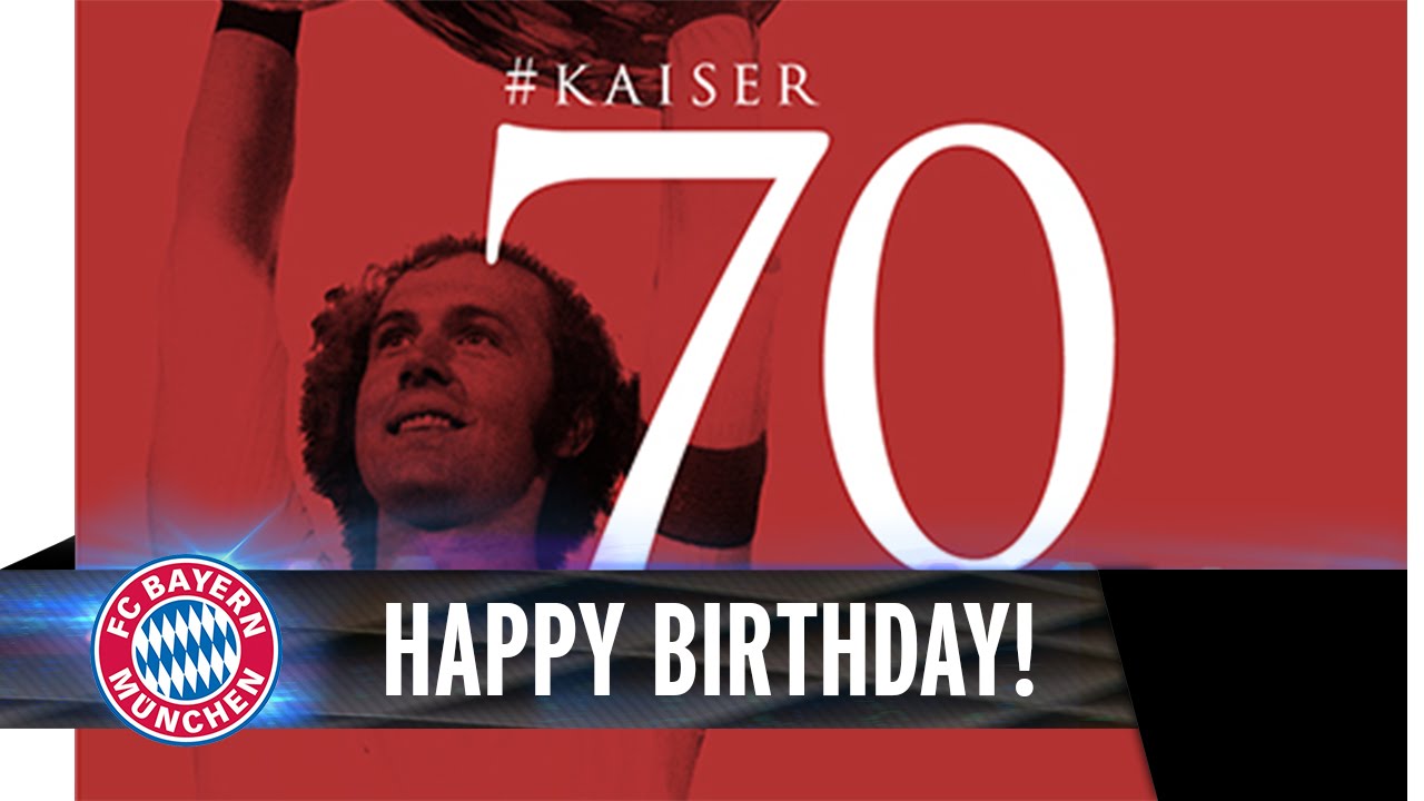 Alles Gute zum 70. Geburtstag, ‘Kaiser‘ Franz!
