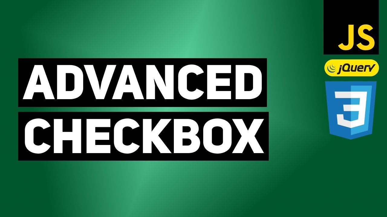 Advanced Custom Checkbox (CSS, jQuery) | Separate Label & Input in Checkbox
