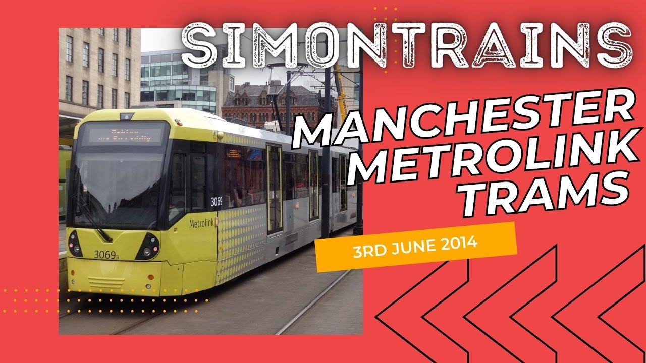 Manchester Metrolink M5000 Trams at Piccadilly Gardens (3rd June 2014)