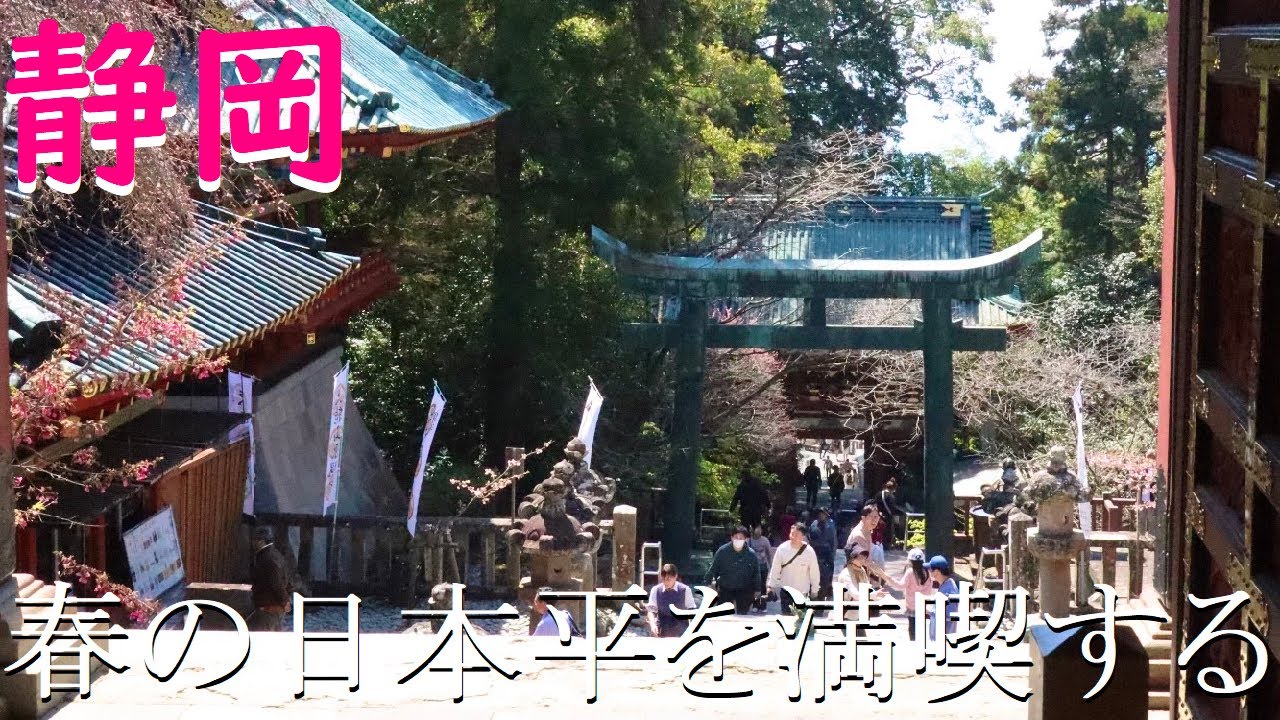 【静岡】春の観光・快晴の日本平に行ってきた！【人気観光地・富士山】