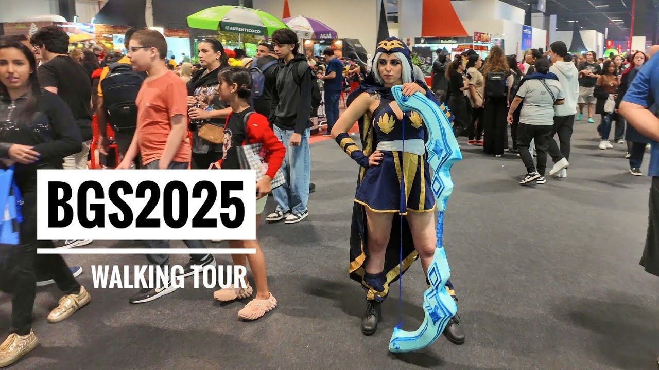 BGS 2025 Brasil Game Show São Paulo walking tour