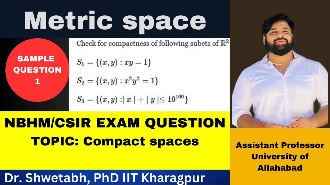 NBHM exam question on Compact set || NBHM exam question || Metric space