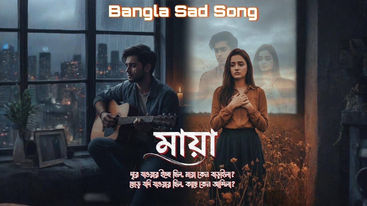 দূরে যাওয়ার ইচ্ছে ছিল মায়া কেন বাড়াইলা? | Maya | New Heart Touching Sad Song