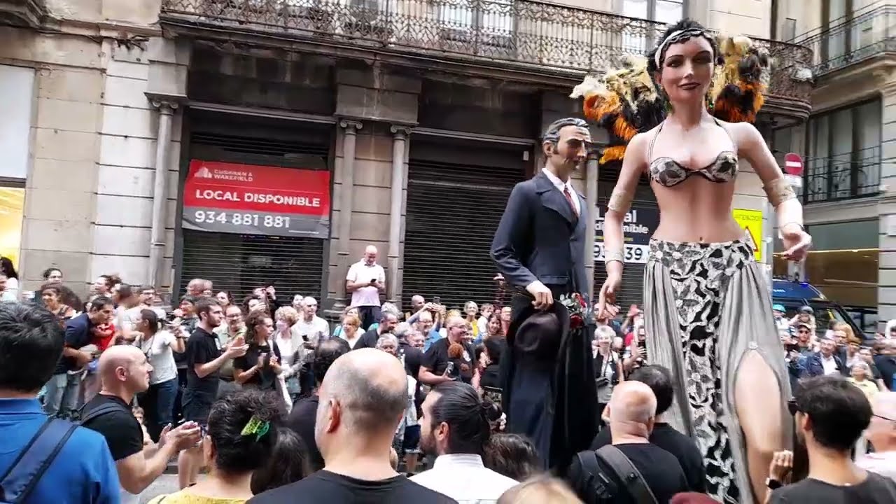 ✅✅🟢💥GIGANTES y cabezudos , GEGANTS La Mercé 2022,  Fiestas de la Mercè 24-09-2022 BARCELONA✅✅🟢💥